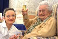 Grange Hall Care Home, Mrs Mary Bells 106th Birthday